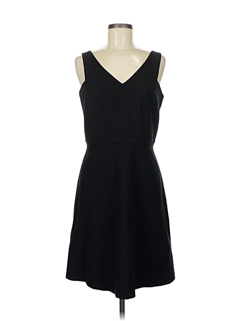 Pre-owned Ann Taylor Loft Cocktail Dress In Black