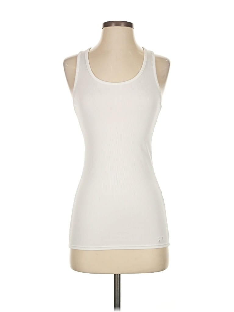Pre-owned Under Armour Active Tank Top In White