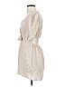 Zara Checkered-gingham Tan Casual Dress Size S - photo 5
