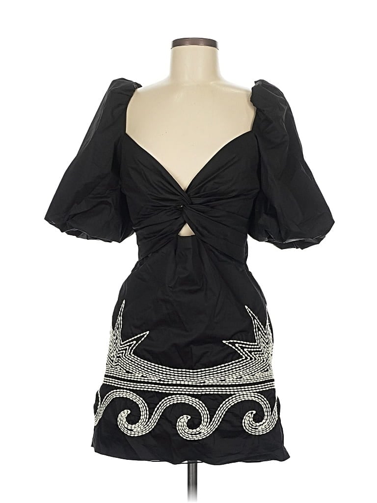 Pre-owned Johanna Ortiz Cocktail Dress In Black