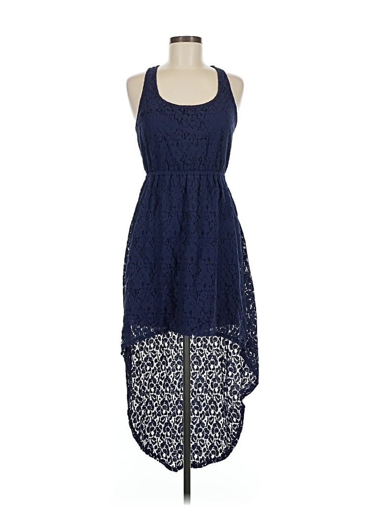 Pre-owned Xhilaration Casual Dress In Blue