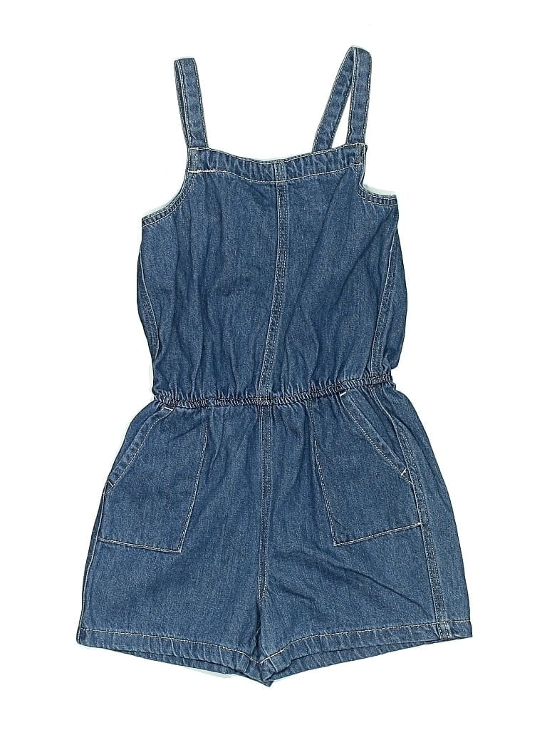 Pre-owned Cat & Jack Kids' Romper In Blue