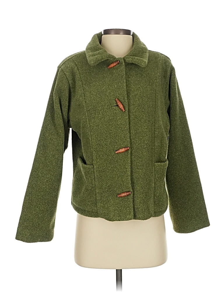 Pre-owned Niløs Coat In Green
