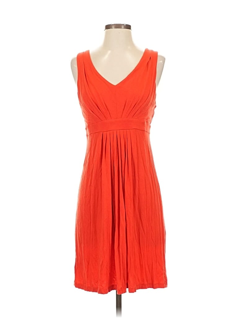 Pre-owned Ann Taylor Loft Cocktail Dress In Orange
