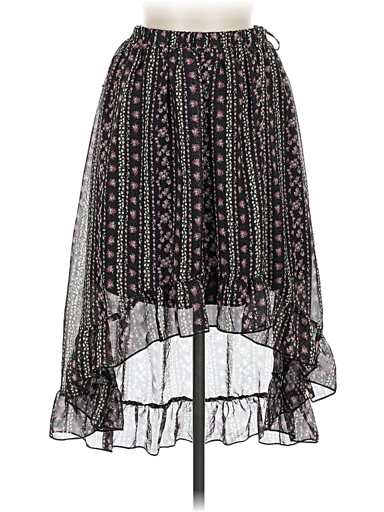 Pre-owned Polly & Esther Casual Skirt In Black