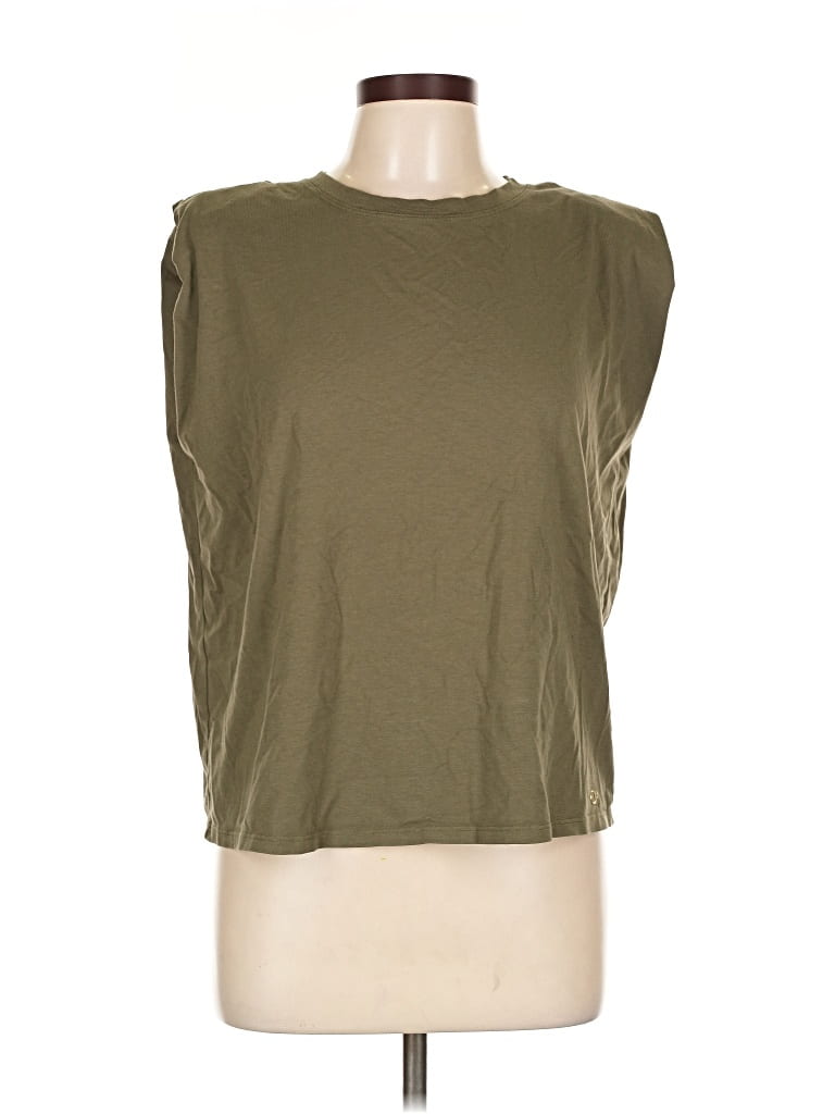 Pre-owned Calvin Klein Sleeveless T-shirt In Green