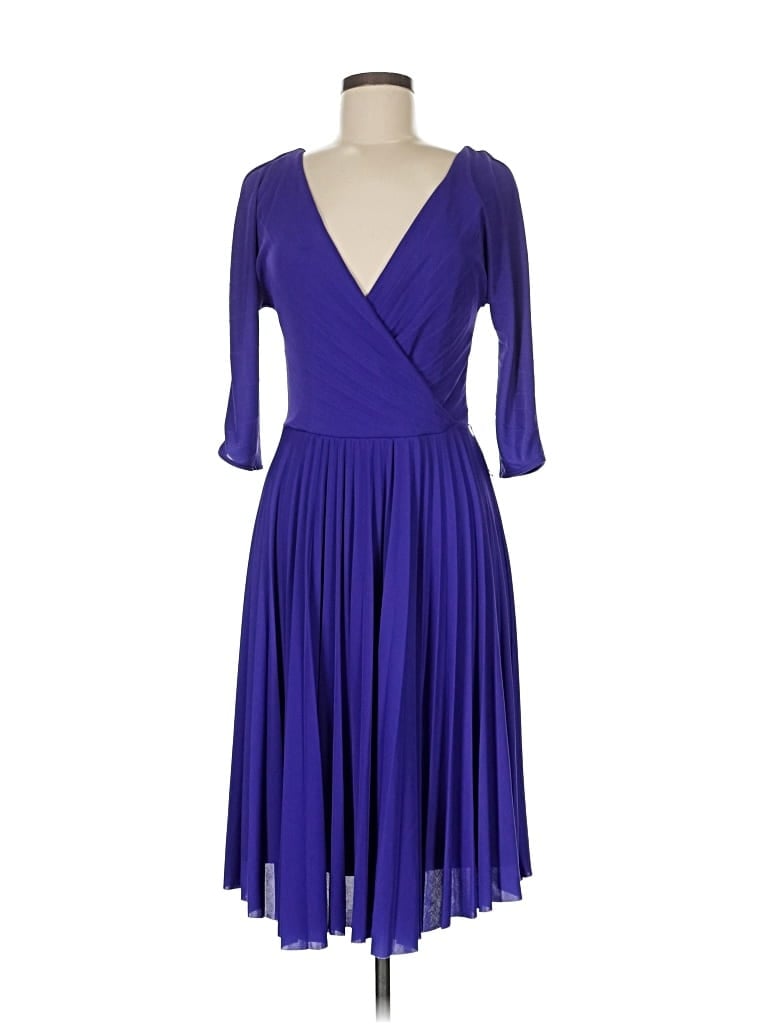 Pre-owned Bcbgmaxazria Cocktail Dress In Blue