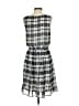 AGB 100% Polyester Plaid Gray Casual Dress Size S - photo 2