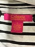 CATHERINE Catherine Malandrino Stripes Ivory Blazer Size L - photo 6