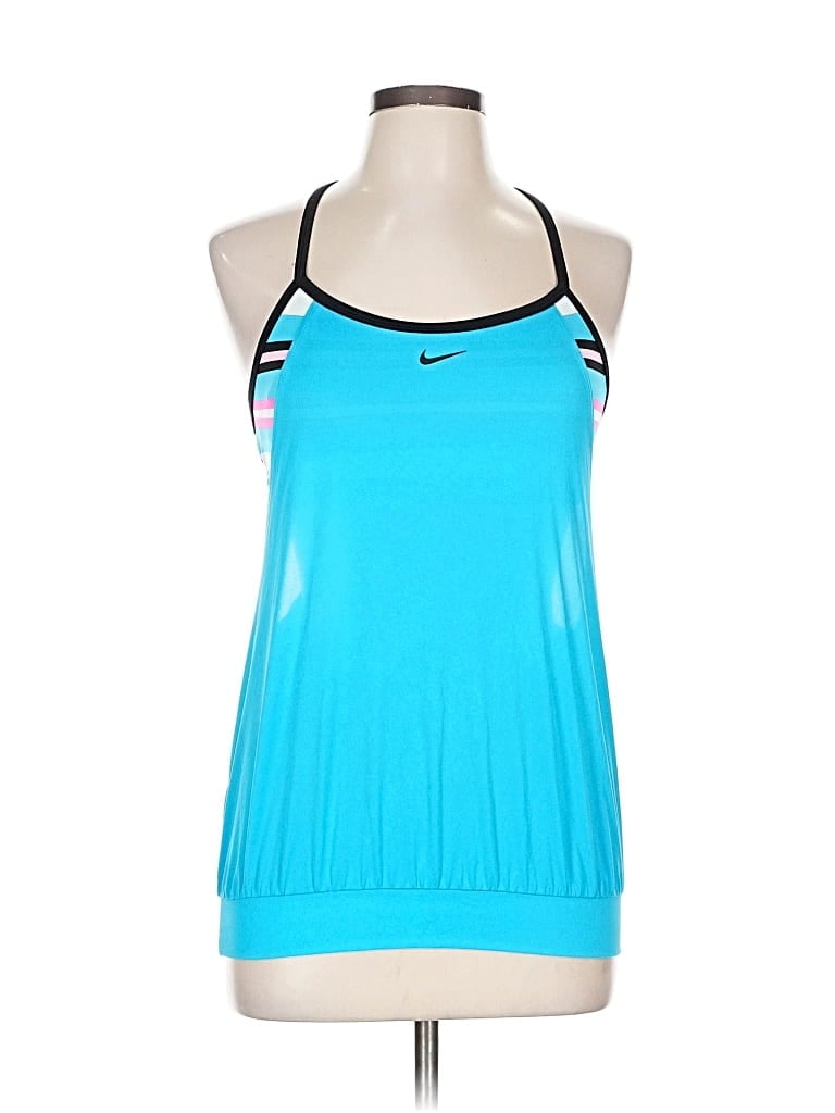 Pre-owned Nike Active Tank Top In Blue