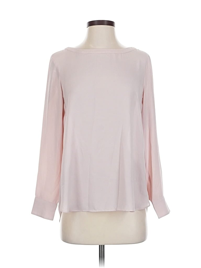 BANANA REPUBLIC Pre-owned Long Sleeve Blouse In Pink