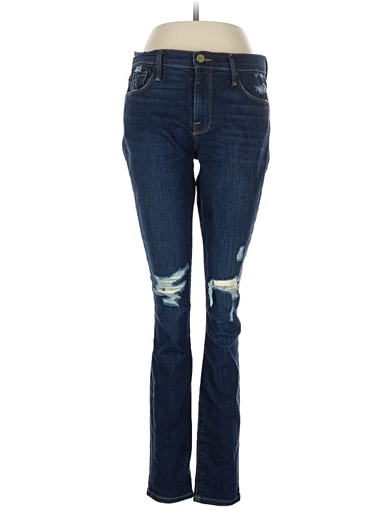 Pre-owned Frame Jeans In Blue