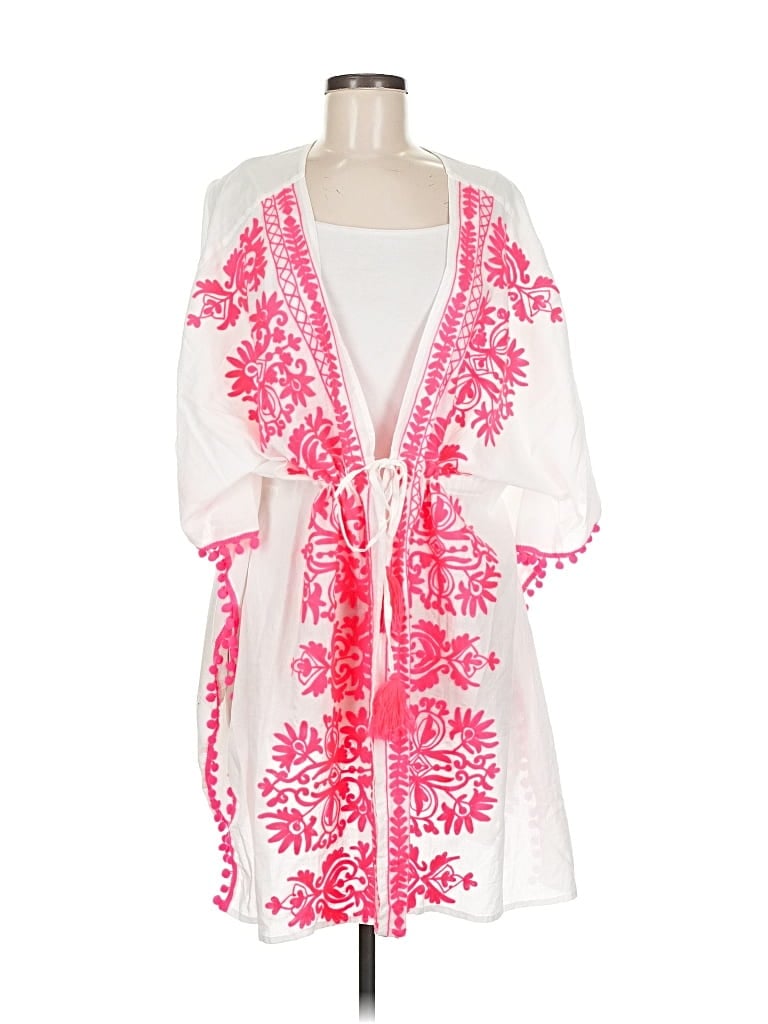 Click to view more detailed imagery on our partner's website Pre-owned Debbie Katz Kimono In Pink