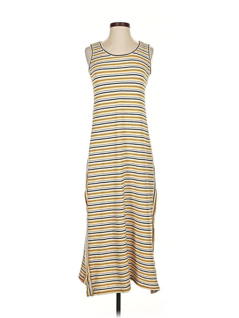 Pre-owned Max Studio Casual Dress In Yellow