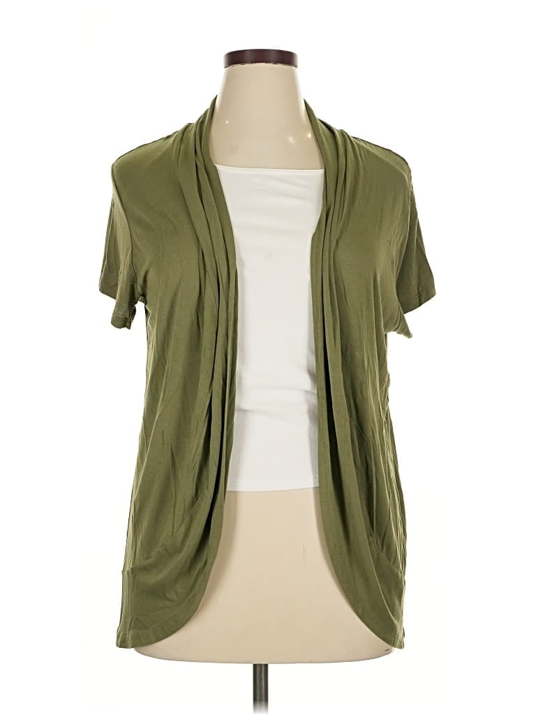 Pre-owned Maurices Cardigan Sweater In Green