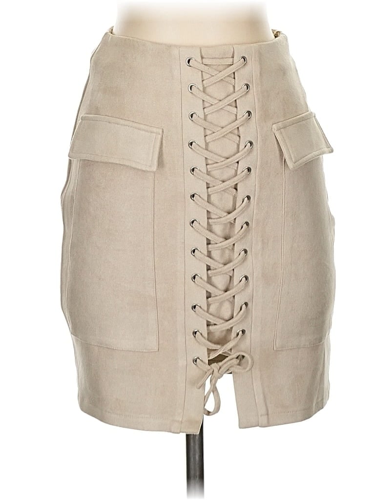 Missguided Casual Skirt In Neutral