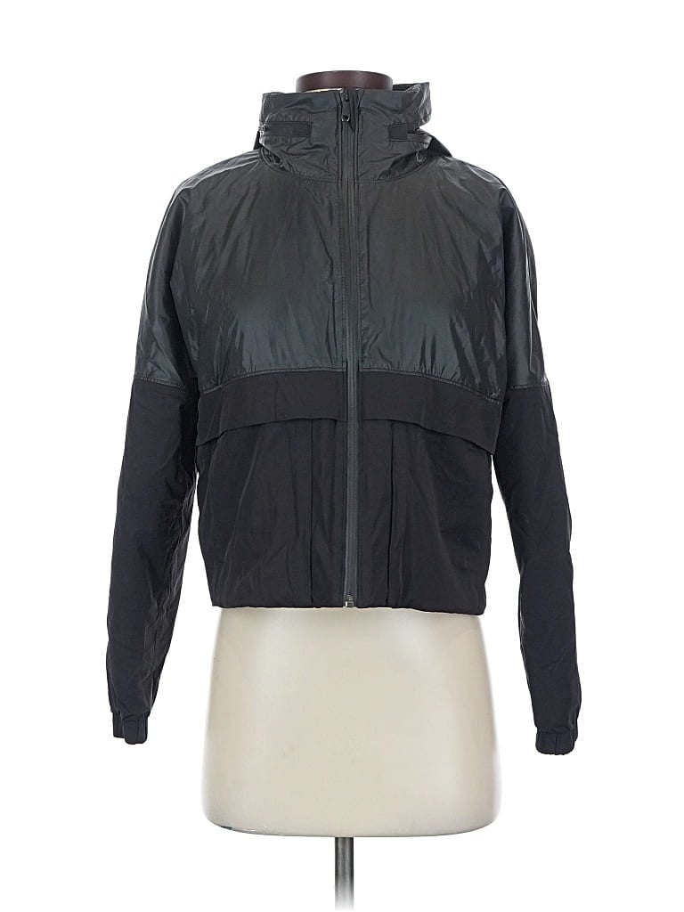 Pre-owned Lululemon Athletica Windbreaker Jacket In Gray