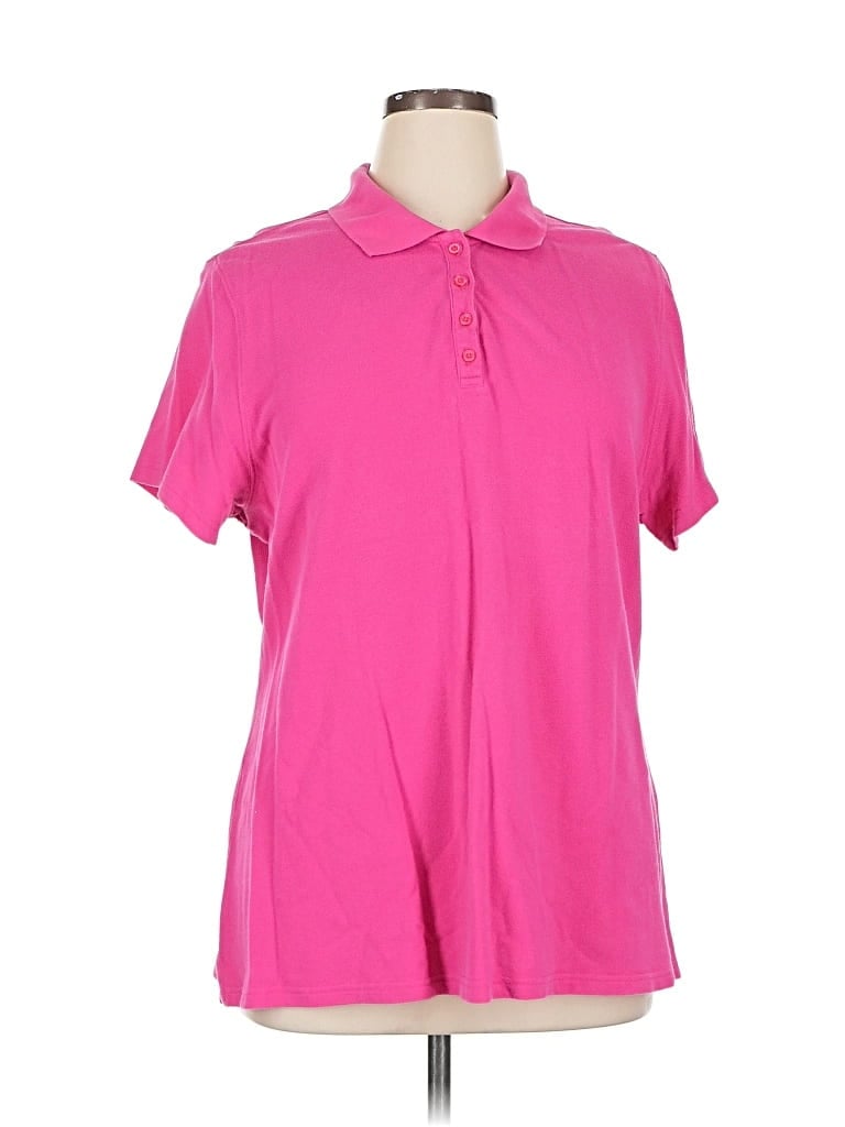 KAREN SCOTT Pre-owned Short Sleeve Blouse In Pink