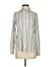 Ann Taylor LOFT 100% Polyester Print Ivory Long Sleeve Blouse Size XS - photo 1