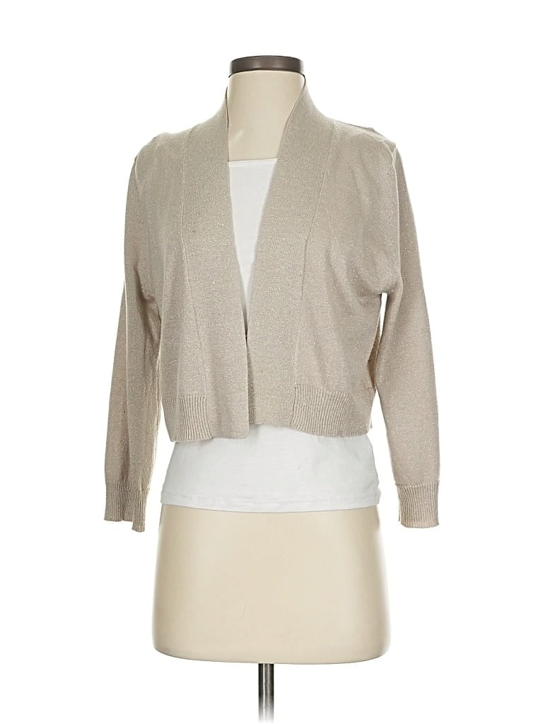 Pre-owned Calvin Klein Cardigan Sweater In Brown