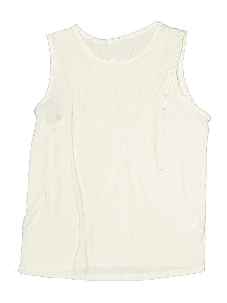 Pre-owned Shein Kids' Sleeveless T-shirt In White