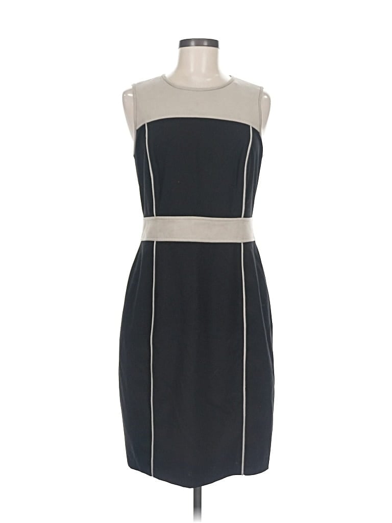 Pre-owned Calvin Klein Cocktail Dress In Gray