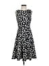 DKNY Polka Dots Black Cocktail Dress Size 2 - photo 1