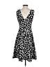 DKNY Polka Dots Black Cocktail Dress Size 2 - photo 2