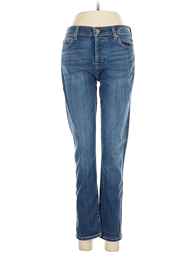 Pre-owned 7 For All Mankind Jeans In Blue