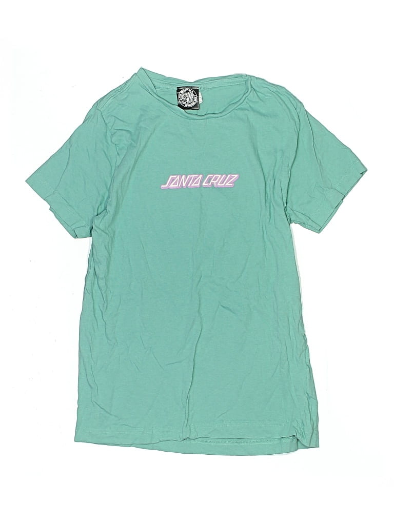 Click to view more detailed imagery on our partner's website Pre-owned Santa Cruz Skateboards Kids' Short Sleeve T-shirt In Blue