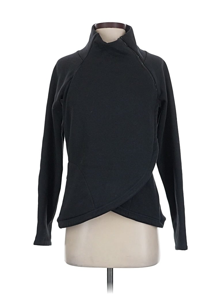 Pre-owned Athleta Turtleneck Sweater In Black