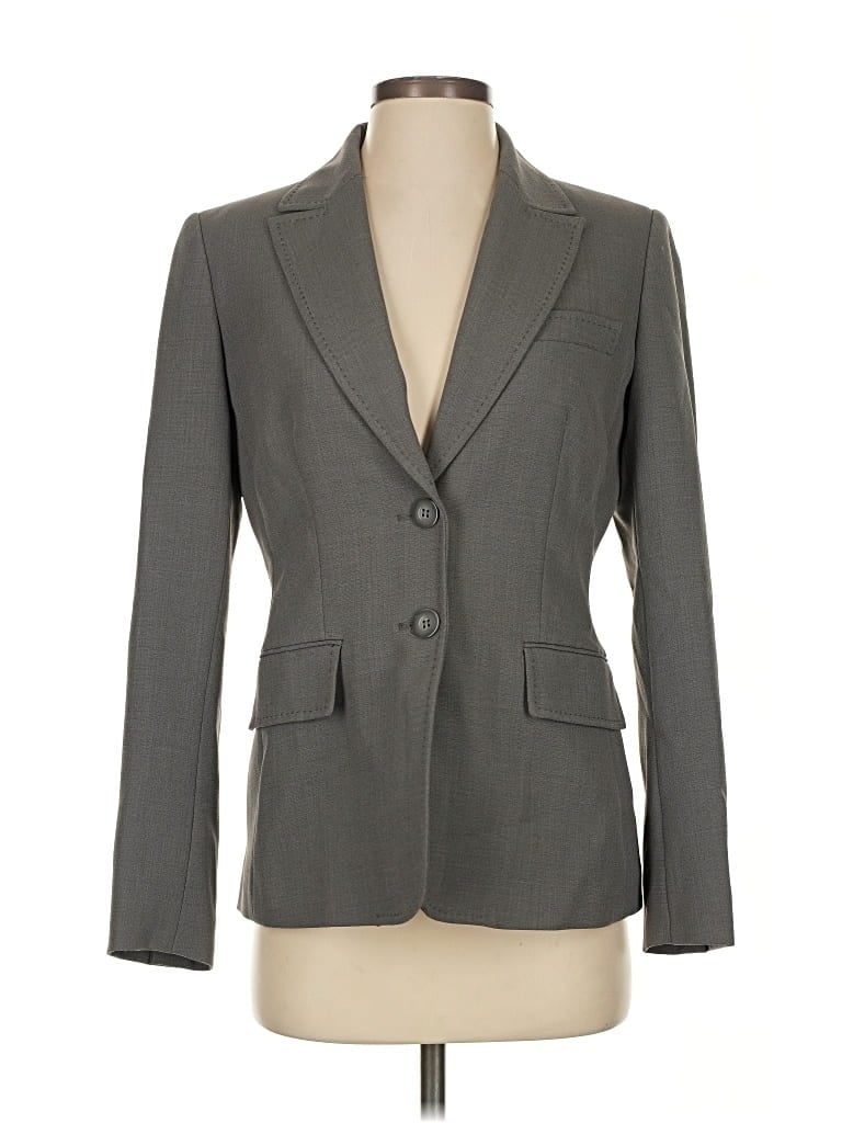 Pre-owned Anne Klein Blazer Jacket In Gray