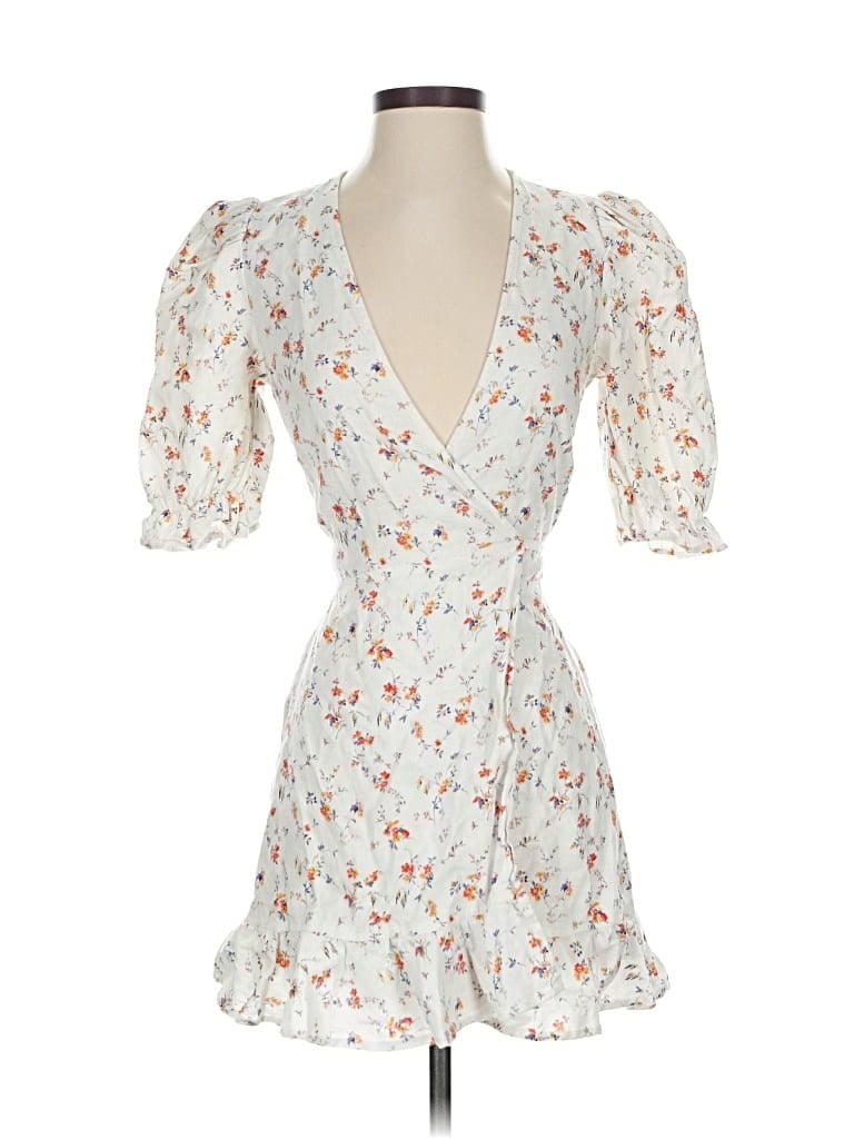 Pre-owned Reformation Cocktail Dress In White