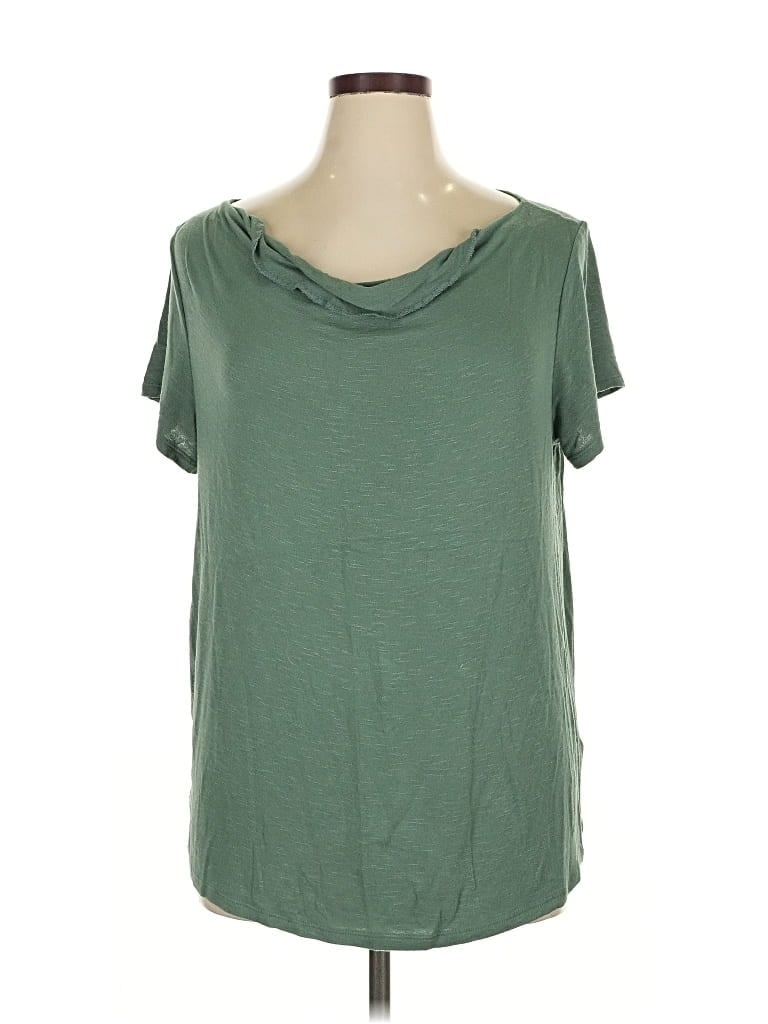 Pre-owned 24/7 Maurices Short Sleeve T-shirt In Green