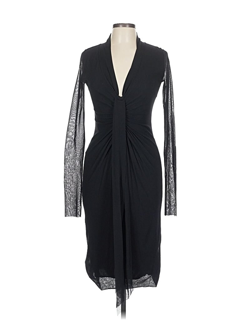 Pre-owned Fuzzi Cocktail Dress In Black
