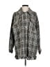 Forever 21 Plaid Gray Coat Size S - photo 1