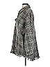 Forever 21 Plaid Gray Coat Size S - photo 5