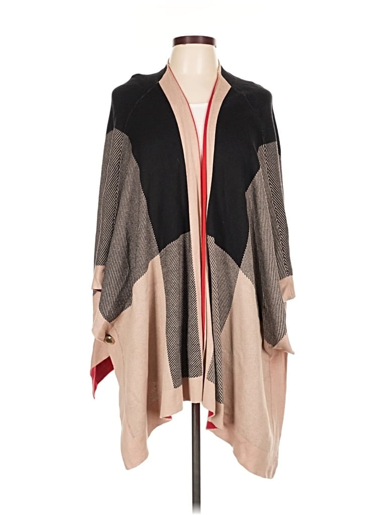 Pre-owned Dana Buchman Poncho In White