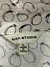 Max Studio 100% Rayon Polka Dots White Short Sleeve Blouse Size L - photo 7