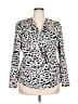 DANILLO Animal Print White Blazer Size 18 - photo 1