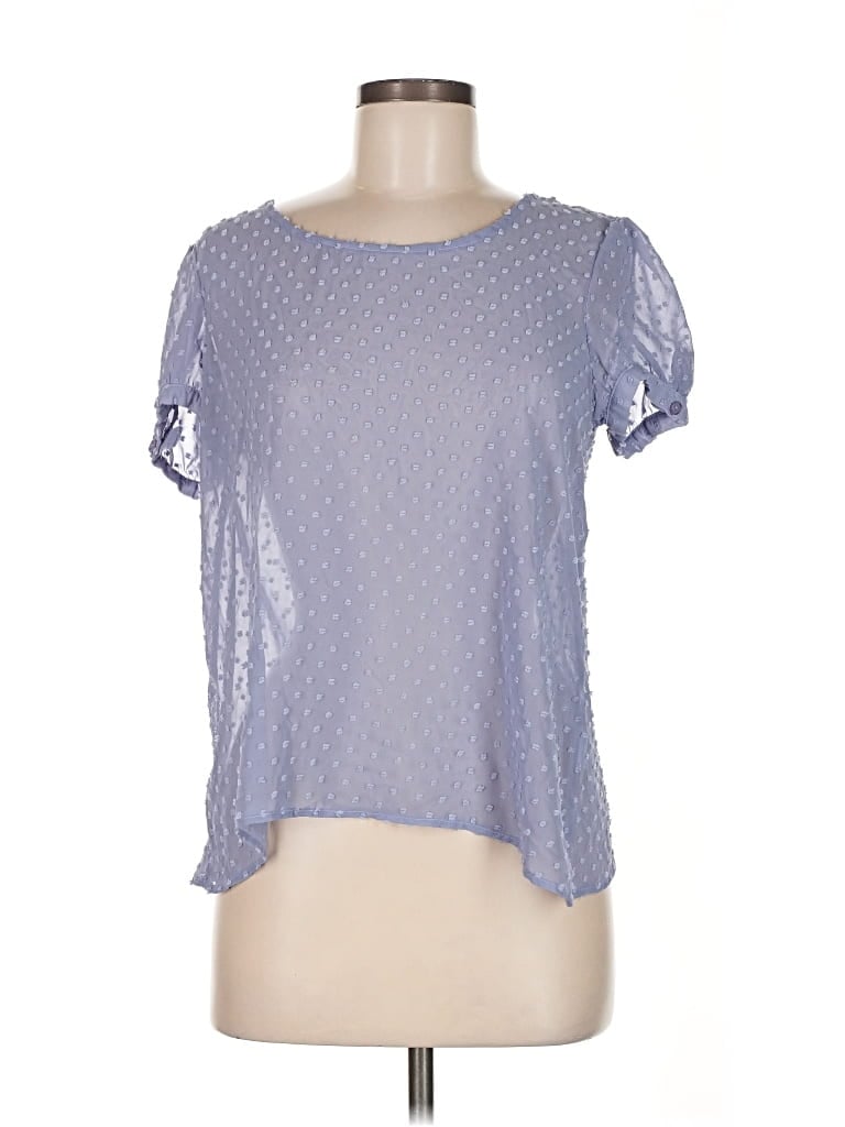 Pre-owned Pins And Needles Short Sleeve T-shirt In Blue