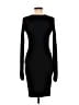Pinko 100% Polyamide Solid Black Cocktail Dress Size 6 - photo 2