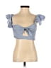 Tularosa 100% Cotton Blue Sleeveless Top Size XS - photo 1