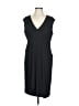 AB Studio Solid Black Cocktail Dress Size L - photo 1