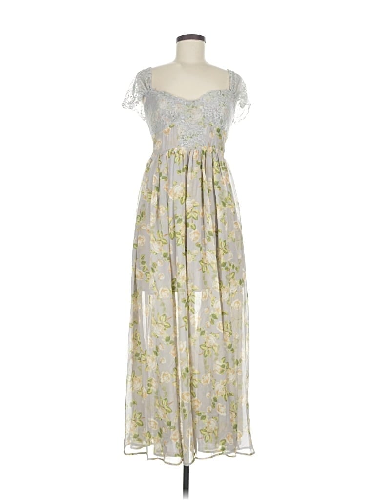 Pre-owned In-loom Casual Dress In Gray