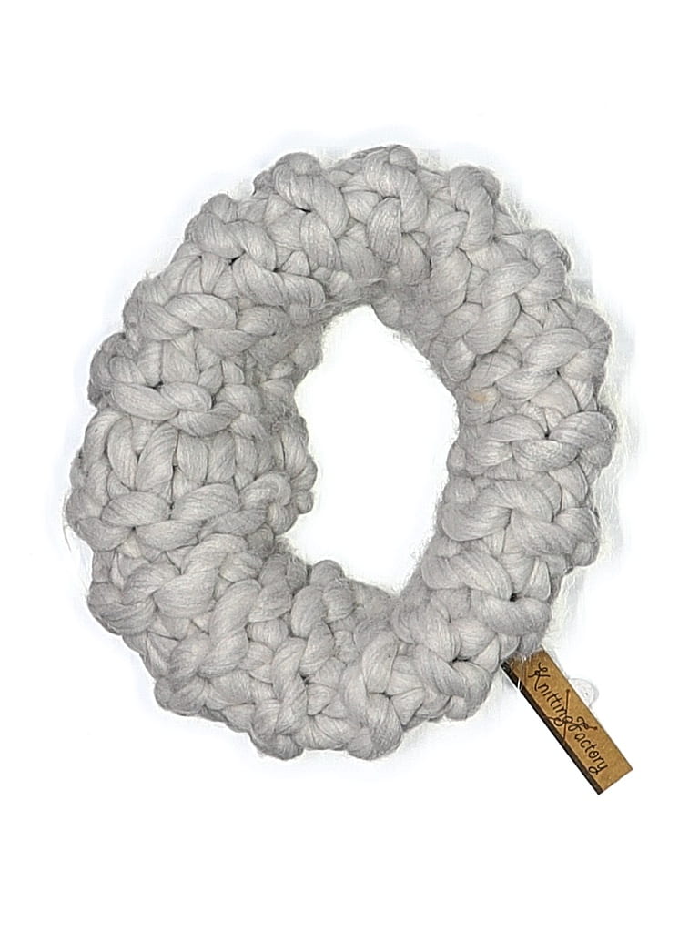 Pre-owned Assorted Brands Scarf In Gray