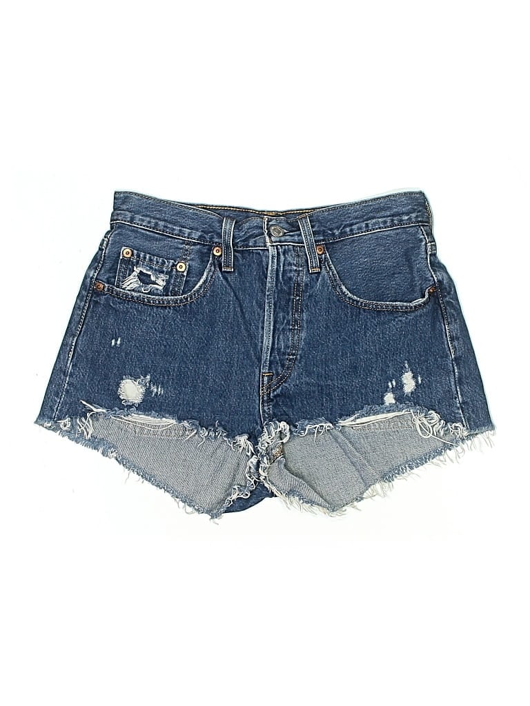 Pre-owned Levi's Denim Shorts In Blue