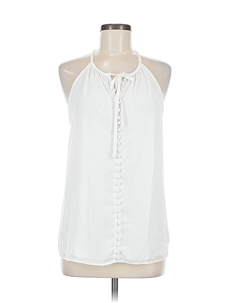 Click to view more detailed imagery on our partner's website Pre-owned Cece Sleeveless Blouse In White