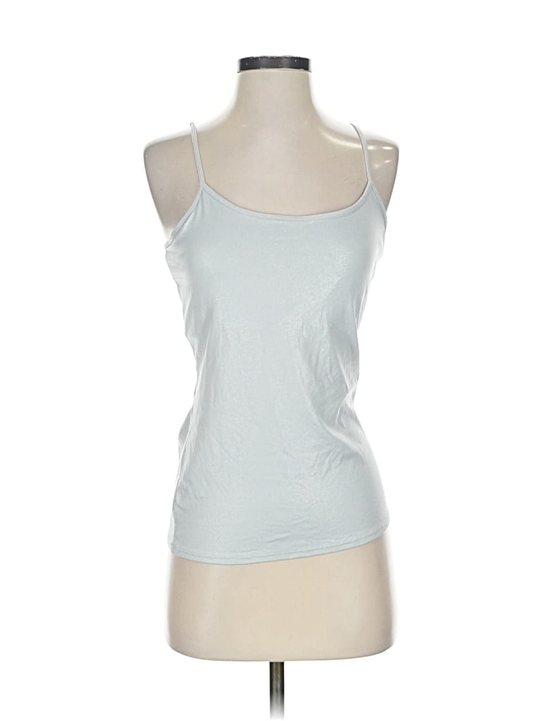 Pre-owned White House Black Market Tank Top Blue Strapless Neckline Tops