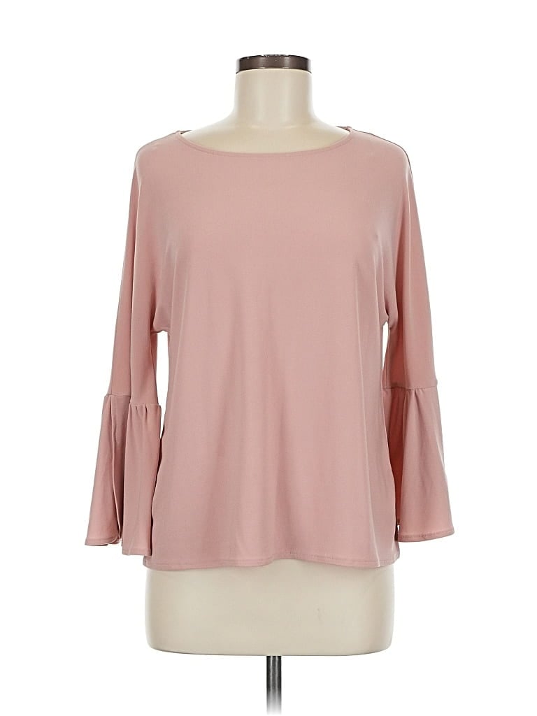 VINCE CAMUTO Pre-owned 3/4 Sleeve T-shirt In Pink